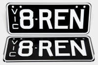 Classic Custom Victorian Plate 8-REN (NO RESERVE)