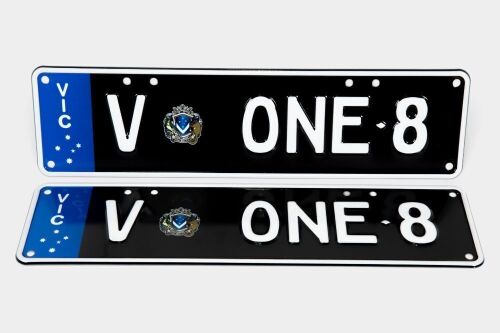Euro Premium Victorian Plate V-ONE-8 (NO RESERVE)