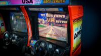 DAYTONA USA: A two seater (3&4) Daytona USA amusement machine made by Sega, 29" screen, Japanese units, working order
