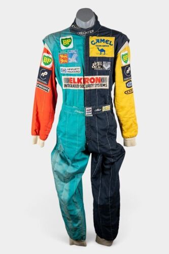 ALLIOT: A c1987 Philippe Alliot Larrousse & Calmels Formula 1 Race Suit, by Stand 21, as used at the Adelaide Grand Prix [Location: Melbourne]
