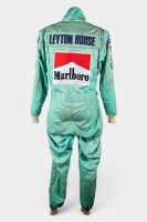 CAPELLI: A c1988 Ivan Capelli Leyton House Formula 1 Race Suit by Sparco, signed with CoA - 2