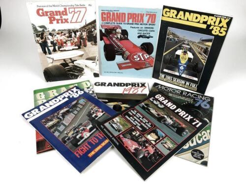 GRAND PRIX MAGAZINES: A group of Grand Prix magazines. 1970's - 1980's