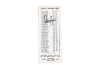 BROCK: A signed 1979 Hardie Ferodo grid card signed by Peter Brock