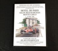 PRINTS: Two Alan Fearnley Hotel De Paris Art Exhibition Posters. 1990 - 1991 - 4