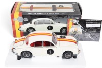 BOB JANE: A Model Icons 1:18 scale 1962 Jaguar MkII 3.8 car #1 as driven by Bob Jane in original box