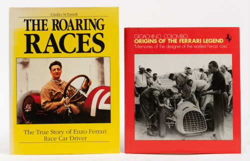 FERRARI: Two hardcover books related to Ferrari