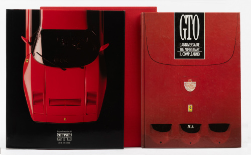 FERRARI GTO: Two books on Ferrari 'GTO' including 'Ferrari GTO - Art & Car Edition' limited edition 666/2500 book by Jurgen Lewandowski in slipcase