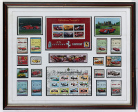 FERRARI: Two framed items relating to Ferrari [Location: Melbourne]