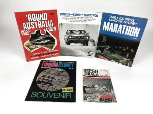 RALLYING: A group of Australian Rallying magazines. London-Sydney Marathon Magazines