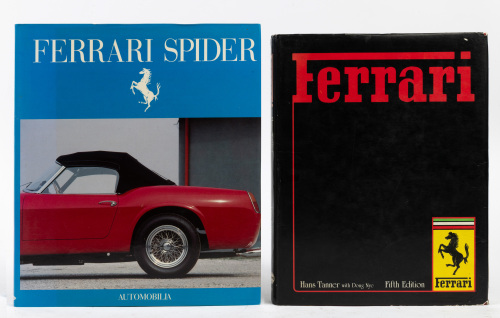FERRARI: Two hardcover books on Ferrari