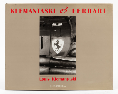 KLEMANTASKI: 'Klemantaski & Ferrari' hardcover limited edition book (537/1200) by Louis Klemantaski, signed