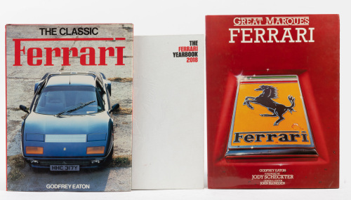 FERRARI: Three hardcover books on Ferrari