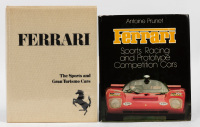 FERRARI: Two hardcover books on Ferrari, including a cloth-covered edition of 'Ferrari - The Sports and Gran Turismo Cars' by Warren W. Fitzgerald and Richard F. Merritt [Location: Melbourne]