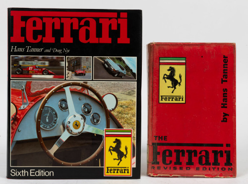 FERRARI: Two hardcover books on Ferrari as authored by Hans Tanner