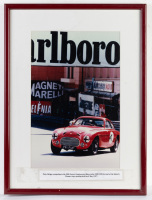 BRIGGS 195S: Two framed photographs featuring Peter Briggs competing at the historic Monaco 1997 event in his 1950 Ferrari 195S [Location: Melbourne] - 2