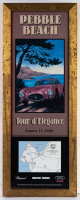 EVENT POSTERS: Two framed event posters, Pebble Beach Tour d'Elegance 2000, and Monte Carlo Louis Vuitton Classic 2012 [Location: Melbourne] - 2