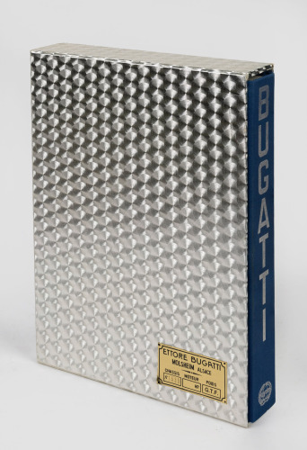 BUGATTI: 'BUGATTI MAGNUM' book by Hugh Conway with Maurice Sauzay, Limited Edition with the brass Chassis Number Plate engraved No. 1539