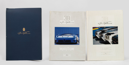 603 · BUGATTI: Three publications related to Bugatti including two editions of the 'International Magazine of Automobiles and other objets d'art'