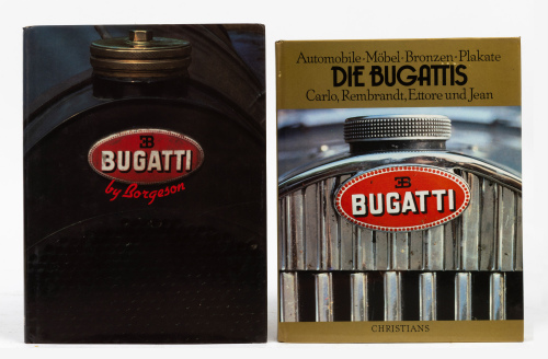 602 · BUGATTI: Two hardcover books on Bugatti