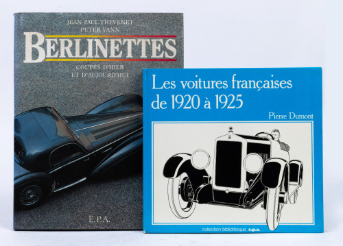 661 · FRENCH AUTOMOBILES: Two hardcover books covering French automobiles