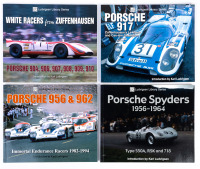 PORSCHE: Four softcover Ludvigsen Library Series books covering Porsche [Location: Melbourne]