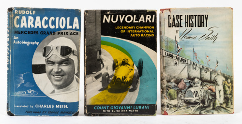 681 · MOTOR-RACING: Three books covering Motor Racing, including 'Rudolf Caracciola - Mercedes Grand Prix Ace - An Autobiography'