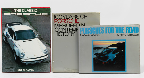 664 · PORSCHE: Three hardcover books on Porsche