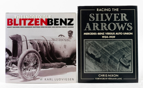 MERCEDES-BENZ: Two hardcover books on Mercedes-Benz, including 'Racing the Silver Arrows - Mercedes-Benz Versus Auto Union 1934-1939' by Chris Nixon