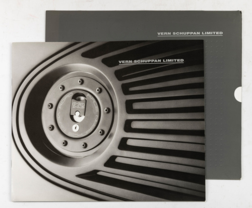 962CR: A rare original c1990 Vern Schuppan Limited 962CR brochure, personally signed and inscribed to Peter and Robyn by Vern Schuppan