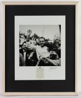 FERRARI: Three framed printed photographs by Jesse Alexander, 'Phil Hill - Monza 1960 ', 'Phil Hill, N&uuml;rburgring, 1958' & 'Giorgio Scarlatti - N&uuml;rburgring, 1960' [Location: Melbourne] - 3