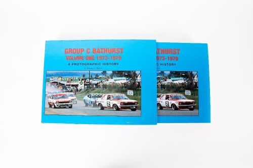 GROUP C: A signed copy of 'Group C Bathurst Volume One 1973-1979 - A Photographic History' by Stephen C. Strathis, (limited edition (49/50) leatherbound) with attached signed photo of Bob Morris driving Holden Torana