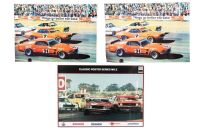 CALDER: Three posters featuring the 1971 A.T.C.C race at Calder, drivers featured are Beechey, Jane & Moffat