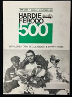 HARDIE FERODO 500: Two Hardie Ferodo 500 'Supplementary Regulations & Entry Form' books from 1969 & 1970 featuring Harry Firth&rsquo;s hand-written planning notes - 7