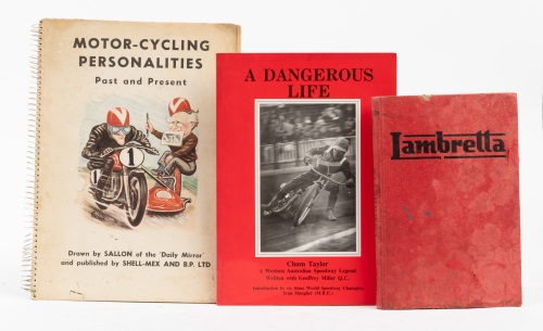 766 · MOTORCYCLES: Three books relating to motorcycles