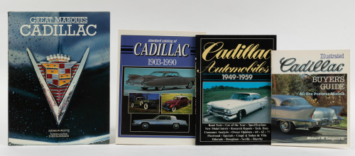 CADILLAC: Four books relating to Cadillac