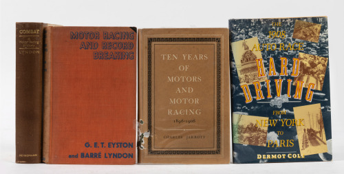 MOTOR RACING: Four hardcover books relating to motor racing