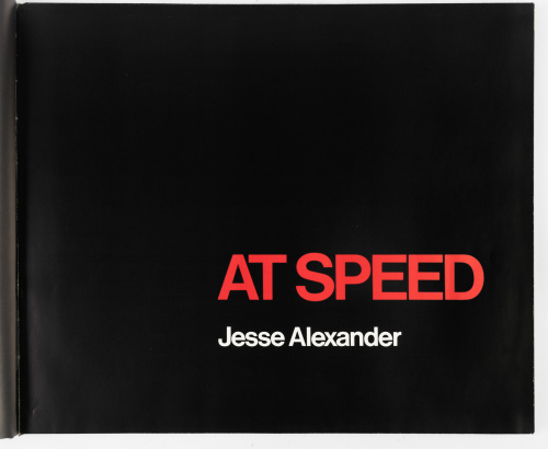 MOTOR RACING: 'At Speed' by Jesse Alexander, oversized hardcover pictorial book in slipcase, limited edition (92/500) with signature from the author, published 1972
