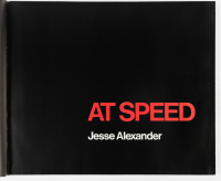 MOTOR RACING: 'At Speed' by Jesse Alexander, oversized hardcover pictorial book in slipcase, limited edition (92/500) with signature from the author, published 1972 [Location: Melbourne]