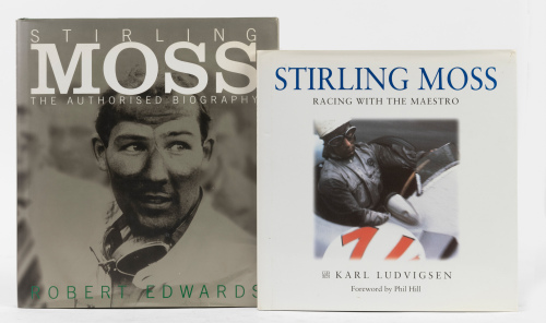 STIRLING MOSS: Two hardcover books relating to Stirling Moss