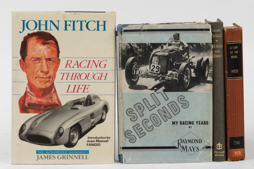 MOTOR RACING: Four hardcover books relating to motor racing