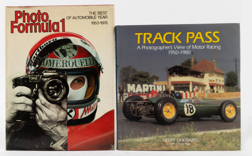 MOTOR RACING: Two hardcover books relating to motor racing photography