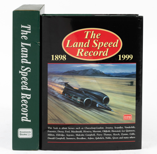 LAND SPEED: 'The Land Speed Record 1898 - 1999' by Brooklands Books, hardcover book in slipcase, limited edition (579/600), published 2000