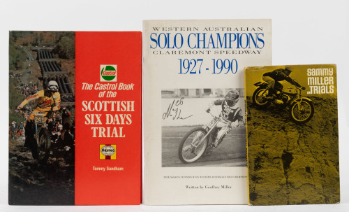 787 · MOTORCYCLE RACING: Three books relating to motorcycle racing