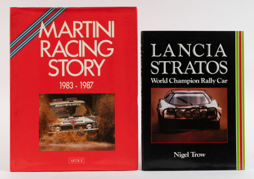 799 · LANCIA RALLY: Two hardcover books relating to rally Lancia