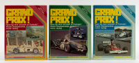 GRAND PRIX: 'Grand Prix! - Race by Race Account of Formula 1 World Championship Motor Racing', by Mike Lang, three hardcover book set, 1991 [Location: Melbourne] - 2