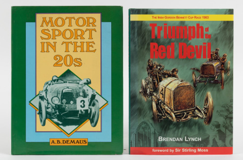 EARLY MOTOR RACING: Two hardcover books relating to early 20th Century motor racing