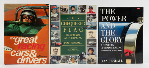 MOTOR RACING: Three hardcover books relating to motor racing