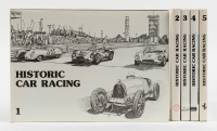 HISTORIC CAR RACING: Five hardcover editions of 'Historic Car Racing' by Rob de la Rive Box, includes editions one to five (1981-1985) [Location: Melbourne]