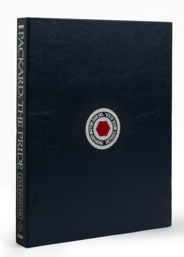 814 · PACKARD: 'Packard - The Pride' by J.M. Fenster, hardcover book in slipcase, limited edition (528/1000), signed by the author, published 1989