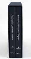 PEBBLE BEACH: 'Pebble Beach Concours d'Elegance - A Sixty Year Chronicle of Automotive Excellence', two hardcover book set in slipcase, limited edition, numbered 63, published 2011 [Location: Melbourne]
